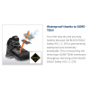 Haix Black Eagle 410 GORE-TEX Black Brown Safety Boots Metal Free 610060